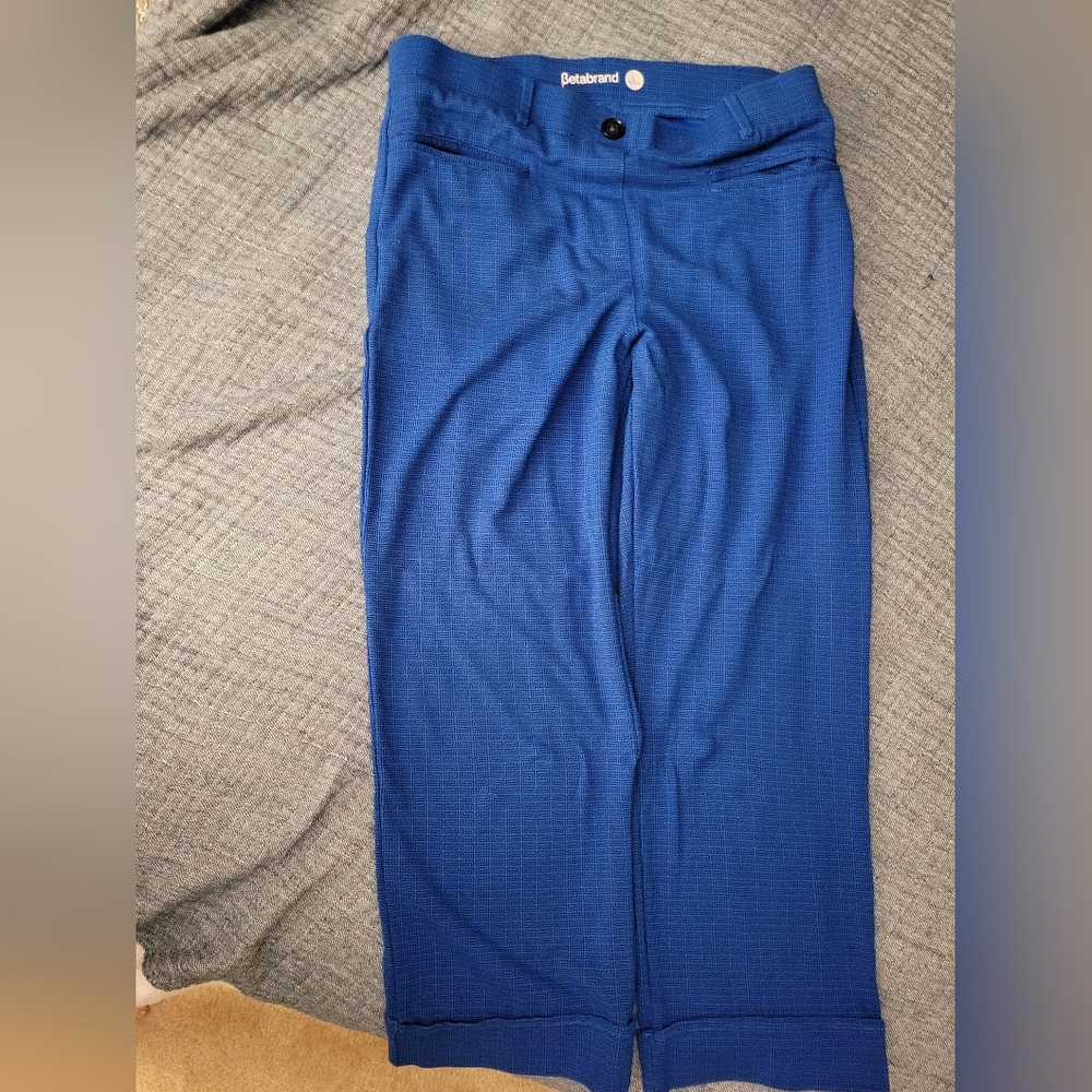 Betabrand Crop Lite Dress Pant Yoga Pants Large Petite